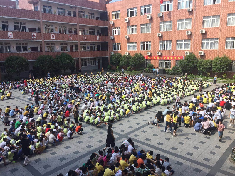 昌河实验小学疏散演练